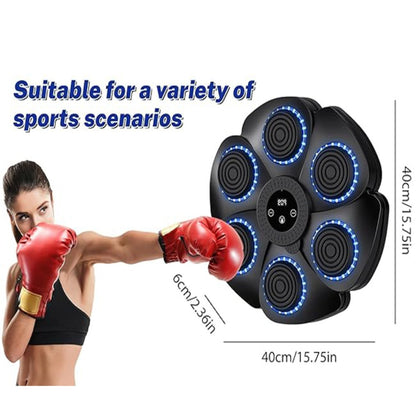 Boxing Training Pad with Gloves, No Harm To Wall, Space-Saving