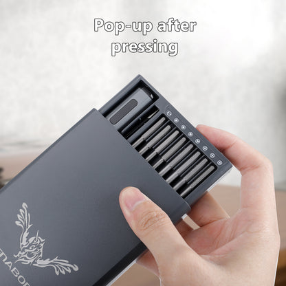 JENABOM 68 In 1 Precision Screwdriver Set Rechargeable Cordless Electric Screwdriver Set Magnetic Screwdriver Head Fast Charging with LED Light