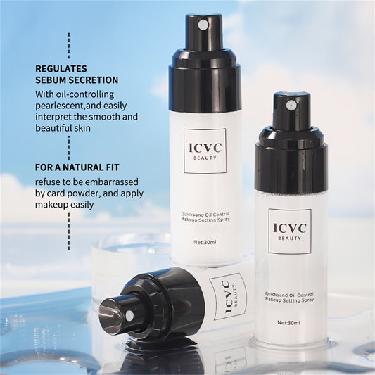 Professional Makeup Setting Spray, Oil-Control, Long-Lasting, Natural Finish, Matte, Refreshing, Quick-Drying Suitable for Setting
