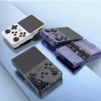 R36S Retro Handheld Game Console - ArkOS, Long Battery Life 3000mAh, USB Charging, Supports Multiple Formats, 3.5-inch Display, Large Storage Capacity-