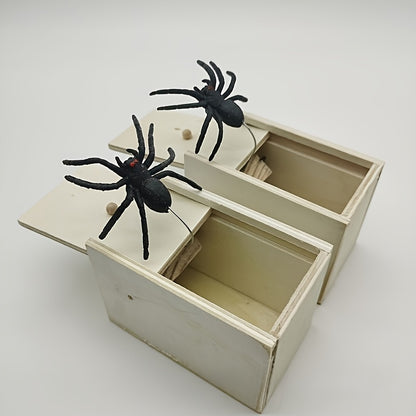 A Terrifying Spider Box with Fake Insects, Perfect for Halloween, Christmas, April Fool'S Day, Graduation Gifts, And Giveaways.