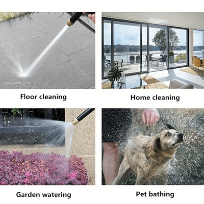 1pc High Pressure Water Gun for Car & Floor Washing, Hose Nozzle for Gardening, Yard Supplies