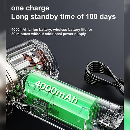 4 In 1 Portable Cordless Handheld Vacuum Cleaner, Powerful Suction For Cars, Computers, Sofas, Offices, Pets, And Homes - Includes Multiple Nozzles, USB Rechargeable, Car Vacuum Cleaner, For House, Car, Office, Couch