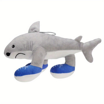 Tralalero Tralala Italian Brain Rot Animal Shark Plush Toy - Soft Blue Shark with White Teeth & Black Eyes, Cute Stuffed Animal Gift for Birthdays, Holidays, or Home Decor, Holiday Gift Item, Playful Design, Durable Stitching