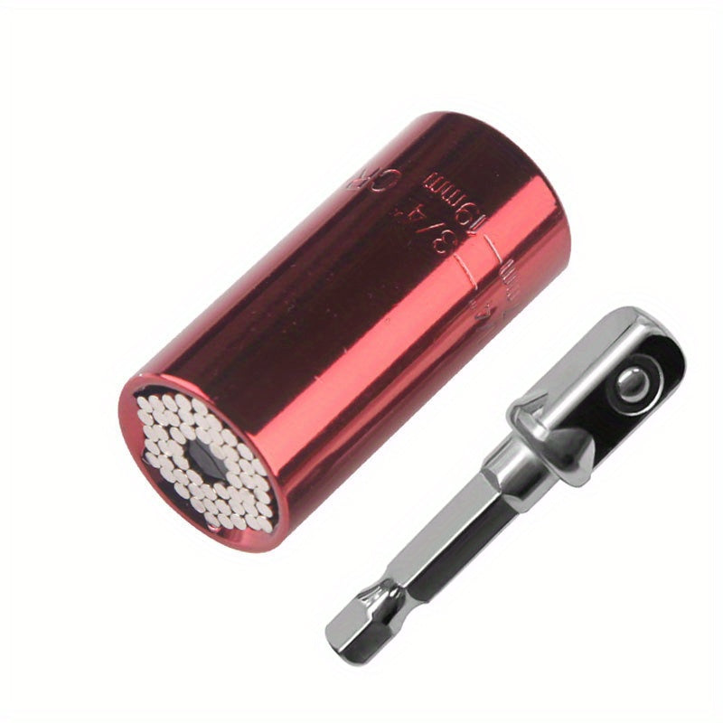 1 Set, Universal Torque Wrench 7-19mm Hexagonal Multi-functional Universal Socket