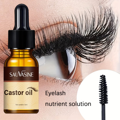 Castor Oil for Eyelashes And Eyebrows, Hair, Cold Pressed And Unrefined, Essential Oil for Dry Hair, Skin And Nail Care