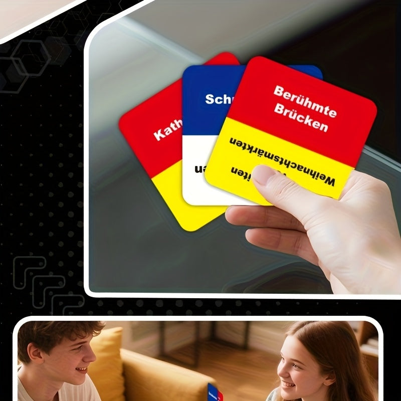 German Alphabet Spinner Game Toy - Educational Learning Board Game with Spinner Wheel for & Kids, Interactive Letters A-Z, Parent-Child Teaching Tool, Birthday/Christmas/Halloween Gift for Early Language Development