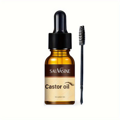 Castor Oil for Eyelashes And Eyebrows, Hair, Cold Pressed And Unrefined, Essential Oil for Dry Hair, Skin And Nail Care
