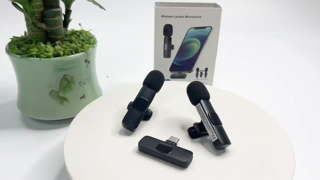 Feng Yang Wireless Lavalier Microphone, Plug and Play, Type C Phone Compatible