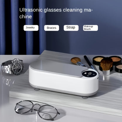 FEIYBA A Versatile Cleaning Device That Requires No Chemicals, Ideal for Cleaning Glasses, Jewelry, Watches, And Dental Braces, Featuring a Digital Screen And a Compartment for Accessories, Electric motor technology enables e