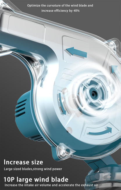 2025 New Handheld Wireless Leaf Blower, Equipped with Battery And Charger for Cleaning Courtyards, Yards, Workplaces, Lawn Care, Leaf Blowing, And Snow Blowing on Sidewalks