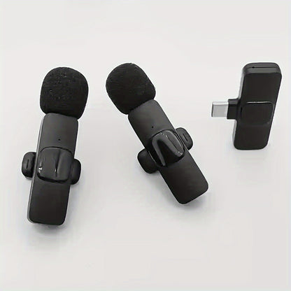 Feng Yang Wireless Lavalier Microphone, Plug and Play, Type C Phone Compatible
