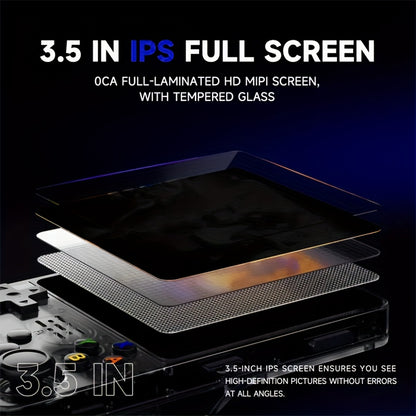 R36S Retro Handheld Game Console - ArkOS, Long Battery Life 3000mAh, USB Charging, Supports Multiple Formats, 3.5-inch Display, Large Storage Capacity-