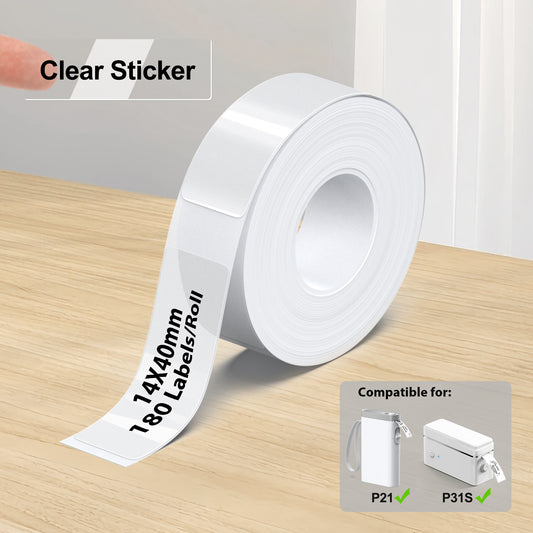 P21 Portable Label Printer, Miniature Thermal Label Printer with High Print Quality, Equipped with a High-Speed Chip and 203 DPI, Easy to Use with a Wide Range of Creative Functions and Templates for Office and Home Organizat