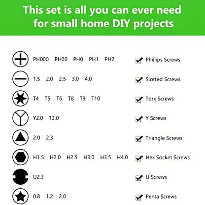 32 in 1 Multifunctional Manual Screwdriver and Pliers Set, Suitable for Repair and Disassembly of Mobile Phones, Computers and Electronic Products