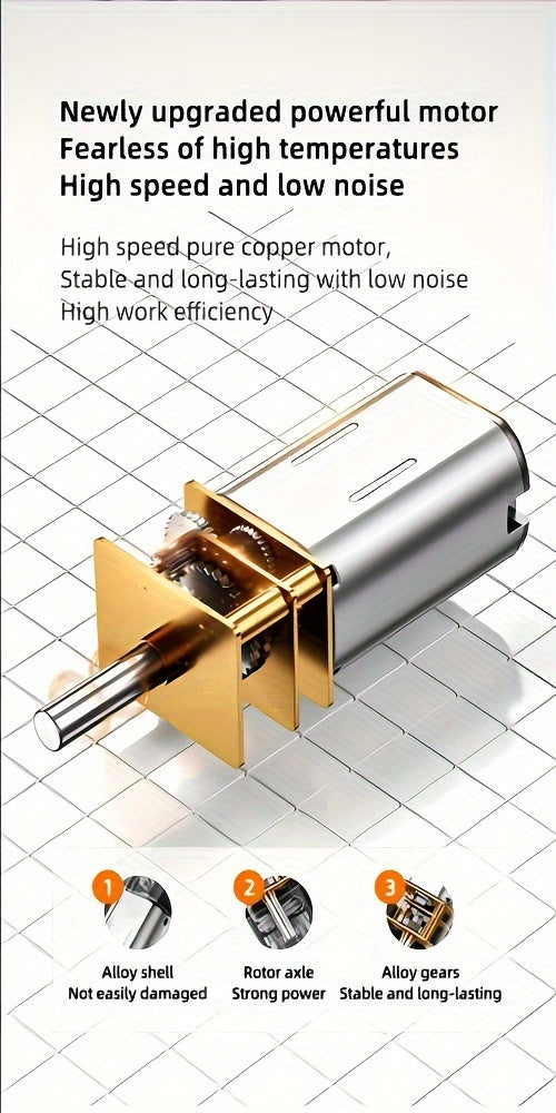 46-In-1 Cordless Electric Screwdriver Set, Silent High Torque Rechargeable Lithium Battery, USB Powered, Multifunctional Portable Household Tool Set with 38 Magnetic Precision Bits, Suitable for Precision Repair Tools Such As