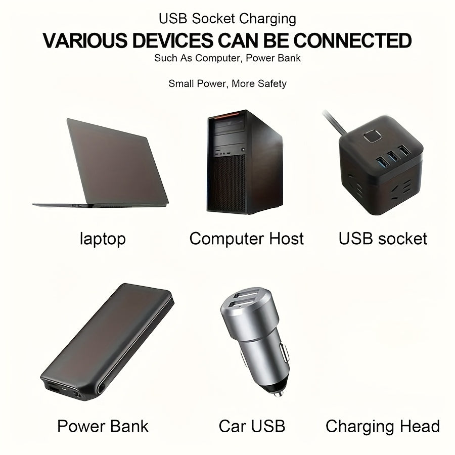 Modern LED Desk Lamp with USB-Powered Lighting - Adjustable Brightness, USB-Powered Table Light