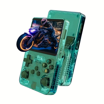 R36S Retro Handheld Game Console - ArkOS, Long Battery Life 3000mAh, USB Charging, Supports Multiple Formats, 3.5-inch Display, Large Storage Capacity-