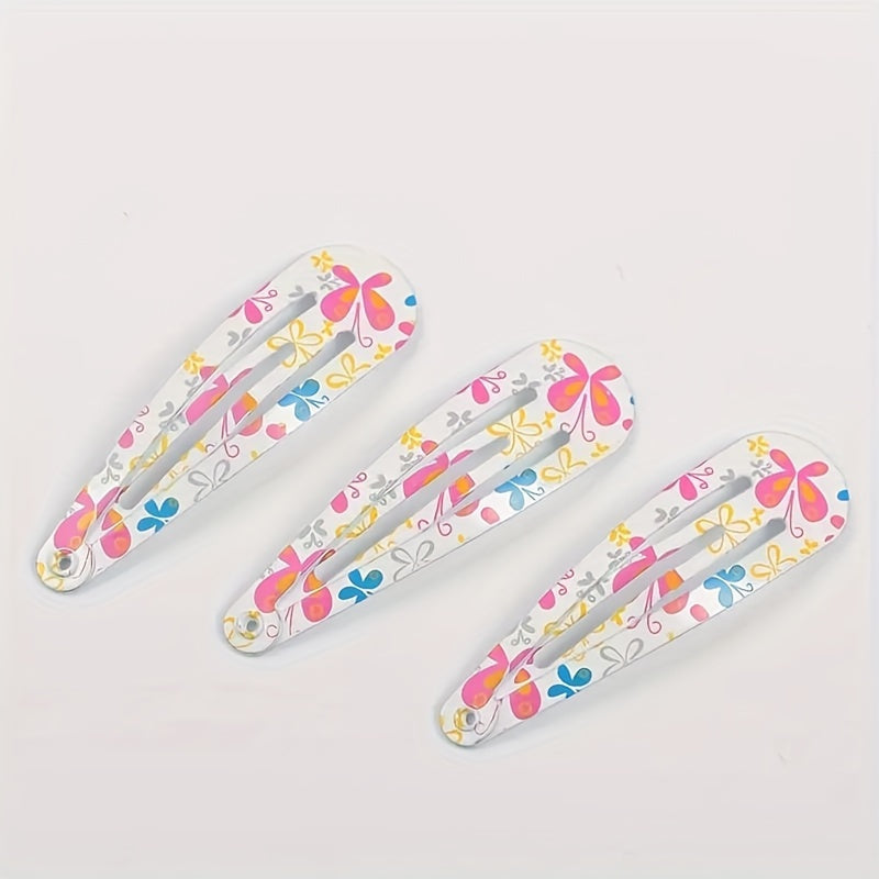 10/20/40pcs of Cute Star Fruit Butterfly Hair Clips for Girls, Hair Accessories Gifts for Girls, Random Colors