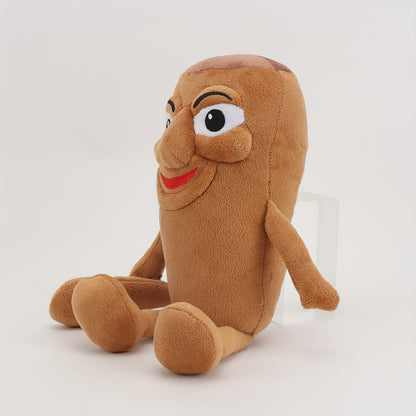 Tung Tung Tung Sahur Plush Toy - Cute Cartoon Frog & Potato Stuffed Animal, Soft Polyester Plushies for Halloween, Christmas, Birthday Gifts, 0+ Age Group, Light Brown & Green