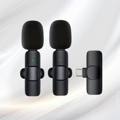 Feng Yang Wireless Lavalier Microphone, Plug and Play, Type C Phone Compatible