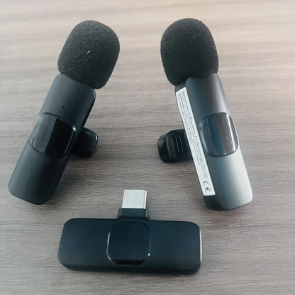 Feng Yang Wireless Lavalier Microphone, Plug and Play, Type C Phone Compatible