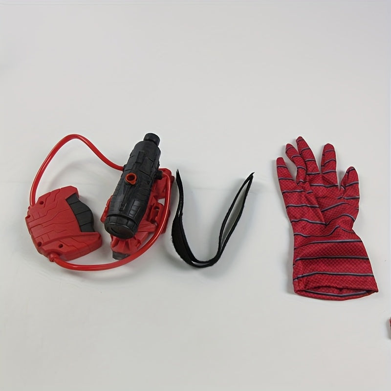Spider Gloves Wrist Water Gun Set - Perfect for Youngsters' Outdoor Fun, Halloween & Christmas Gifts