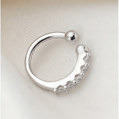 2pcs Bohemian Summer Sexy Style False Nose Rings, Adjustable No-Piercing Wearable, Fashion Hip-Hop Accessories