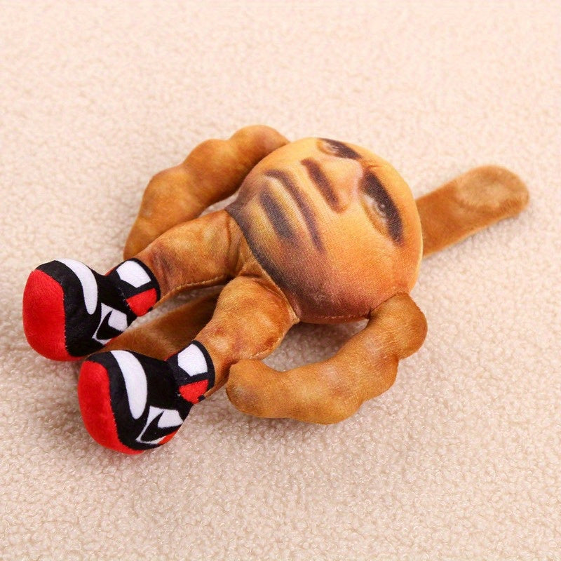 TungTungTung Funny Muscle for Man Plush Toy - Soft Cute Horror Character Sahur Birthday Gift - Scary Comedy Decor in Pink, Brown, Gray, Green - Perfect Prank and Room Decoration, Novelty Gift, Exquisite Craftsmanship, Plush F