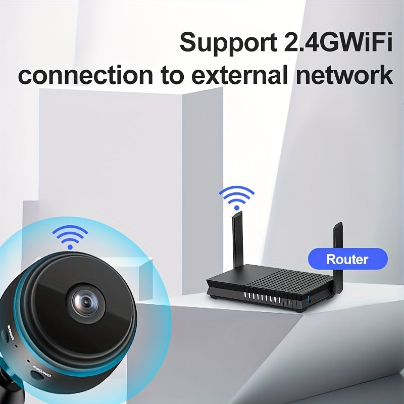 Wireless Security Camera | Crisp 480P Indoor Monitoring