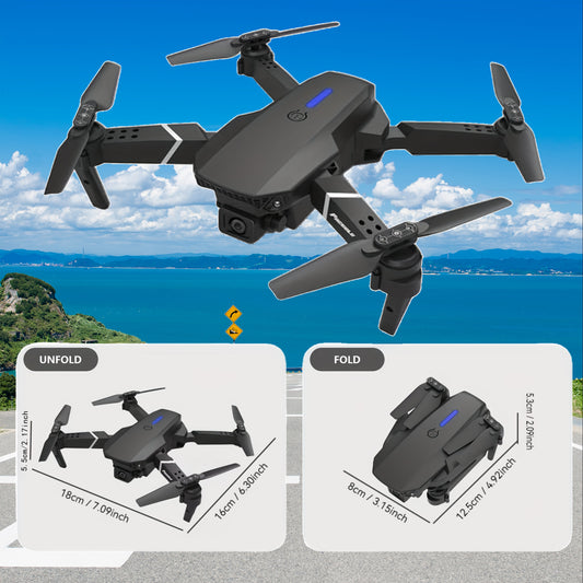 E88 Dual Camera Drone - Supports Wi-Fi, App Control