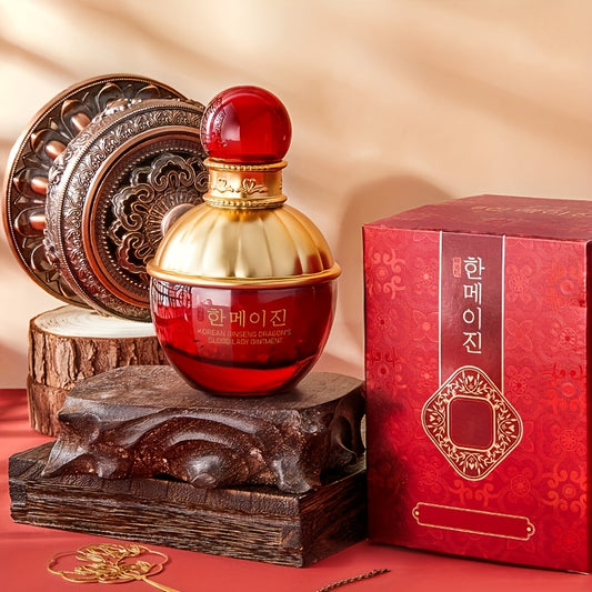 Hanmj Korean Ginseng & Dragon Blood Lady's Cream 50g - Plant Squalane Moisturizer for All Light Beige Types, Hydrating Firming Cream with Natural Finish, Luxury Gift for Birthdays, Mother’s Day, Valentine’s Day, Body Mois