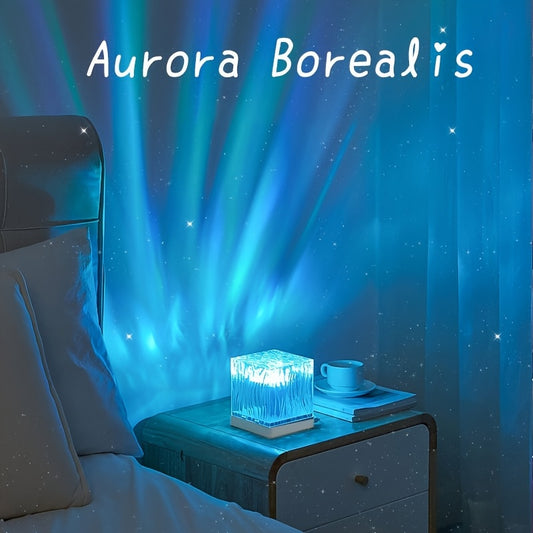 16-Color LED Northern Light Projector, Projector Lamp, USB Night Light
