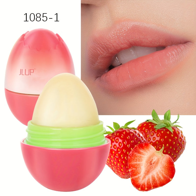J-Lip Hydrating Lip Balm - 3 Scents Available, Nourishing & Moisturizing for Dry Lips, Combination Skin, Portable Design with Peach, Lemon & Green Ingredients, Compact & Travel-Friendly