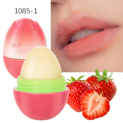 J-Lip Hydrating Lip Balm - 3 Scents Available, Nourishing & Moisturizing for Dry Lips, Combination Skin, Portable Design with Peach, Lemon & Green Ingredients, Compact & Travel-Friendly