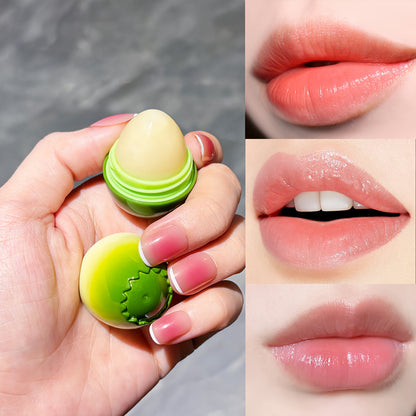 J-Lip Hydrating Lip Balm - 3 Scents Available, Nourishing & Moisturizing for Dry Lips, Combination Skin, Portable Design with Peach, Lemon & Green Ingredients, Compact & Travel-Friendly