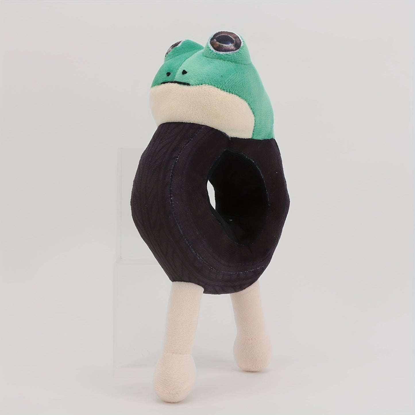 Tung Tung Tung Sahur Plush Toy - Cute Cartoon Frog & Potato Stuffed Animal, Soft Polyester Plushies for Halloween, Christmas, Birthday Gifts, 0+ Age Group, Light Brown & Green