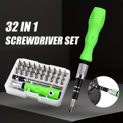 32 in 1 Multifunctional Manual Screwdriver and Pliers Set, Suitable for Repair and Disassembly of Mobile Phones, Computers and Electronic Products