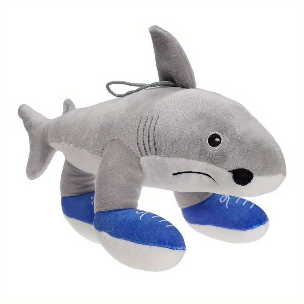 Tralalero Tralala Italian Brain Rot Animal Shark Plush Toy - Soft Blue Shark with White Teeth & Black Eyes, Cute Stuffed Animal Gift for Birthdays, Holidays, or Home Decor, Holiday Gift Item, Playful Design, Durable Stitching