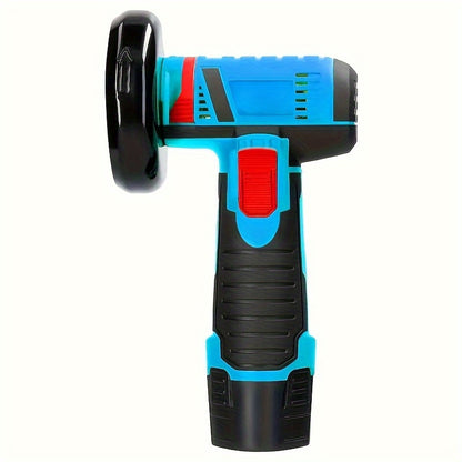 Lixada 12V Multi-function Portable 19500rpm Electric Grinding Tool Multi-function Angle Grinder Handheld 2 Batteries Suitable for Home Garden Decoration Polishing Tiles Wood Stone Steel