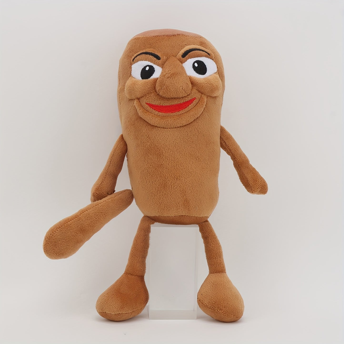 Tung Tung Tung Sahur Plush Toy - Cute Cartoon Frog & Potato Stuffed Animal, Soft Polyester Plushies for Halloween, Christmas, Birthday Gifts, 0+ Age Group, Light Brown & Green