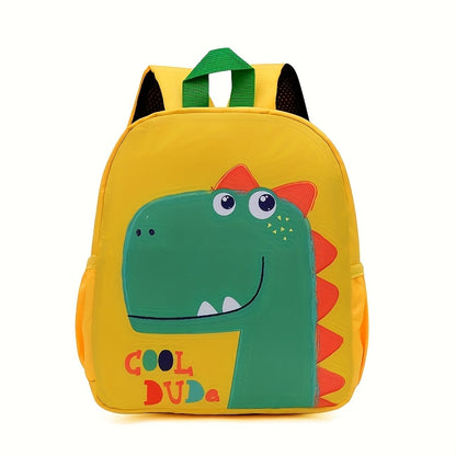 1pc backpack suitable for children-spacious interior space, side net pocket for storing bottles and umbrellas, durable schoolbag suitable for going out to campus, and fashionable design suitable for boys and girls.