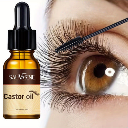 Castor Oil for Eyelashes And Eyebrows, Hair, Cold Pressed And Unrefined, Essential Oil for Dry Hair, Skin And Nail Care
