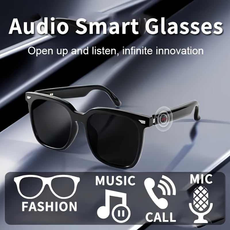 2025 New Wireless Electroplated Glasses Headphones