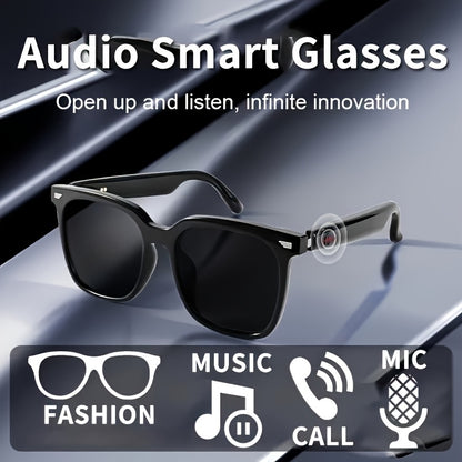 2025 New Wireless Electroplated Glasses Headphones