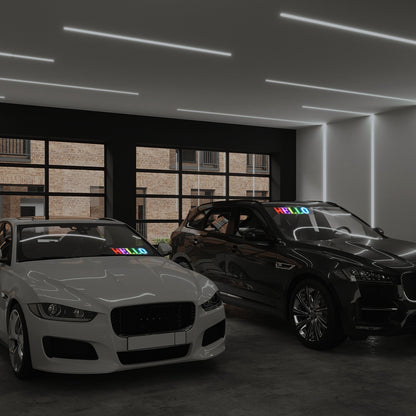 Programmable LED Sign Light with APP & USB Control, Text/Scrolling Messages, Dimmable Brightness, Wireless Smart - Flexible Matrix Panel for Garage, Car Dealership, Store, Home, Valentine's/Christmas Decorations - USB-Powered