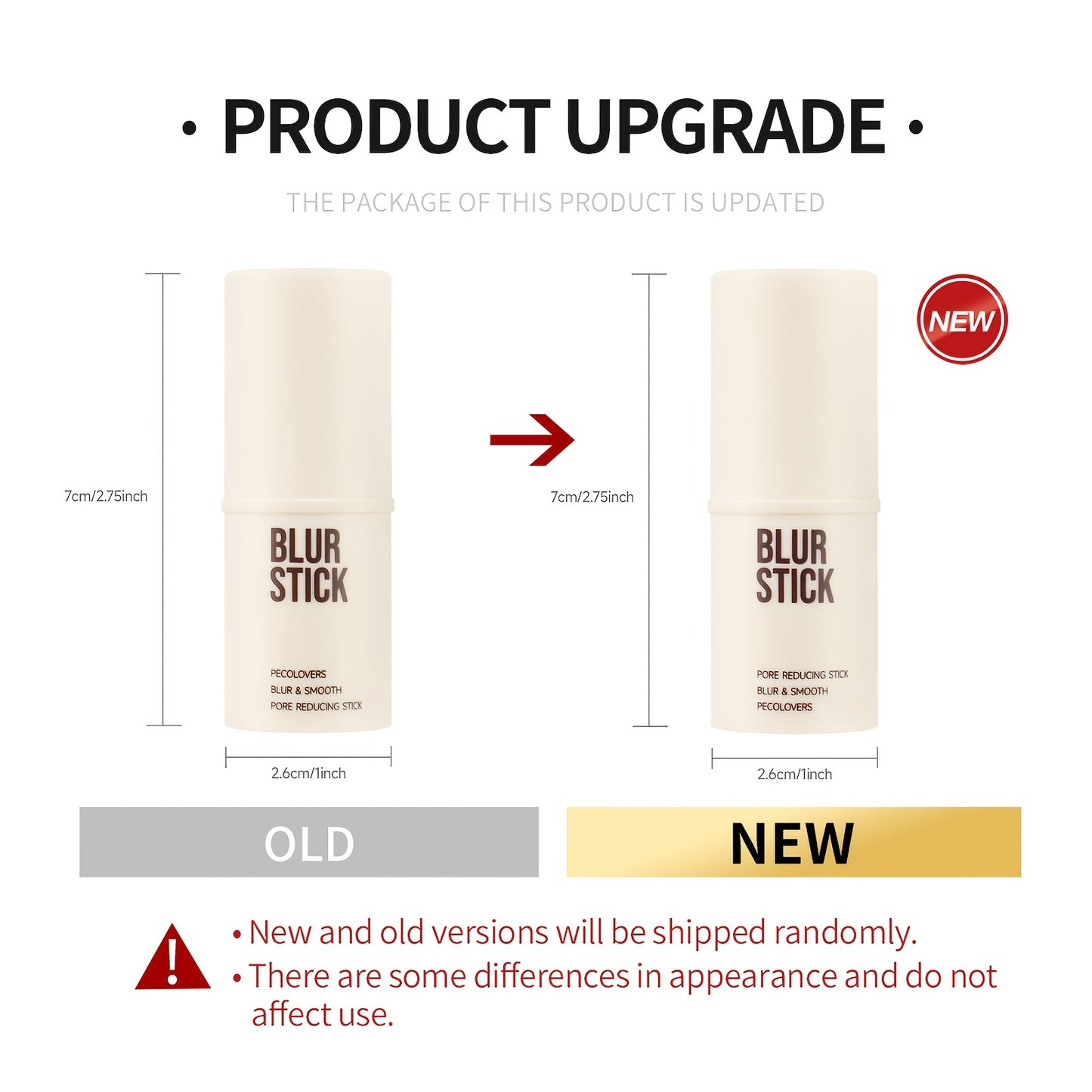 Hydrating Invisible Pore Base Makeup Stick, Gentle and Oil Control Concealer for Flawless Makeup