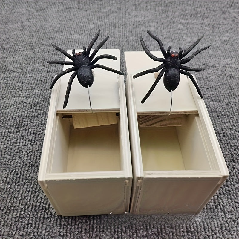 A Terrifying Spider Box with Fake Insects, Perfect for Halloween, Christmas, April Fool'S Day, Graduation Gifts, And Giveaways.