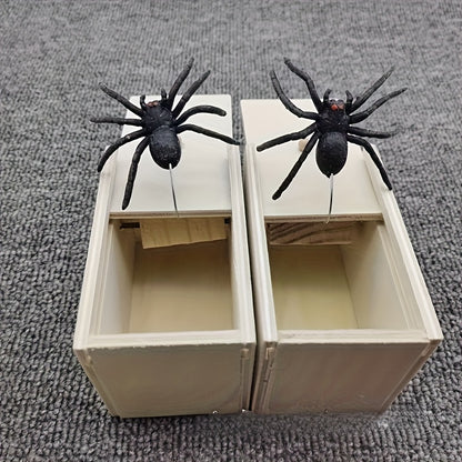 A Terrifying Spider Box with Fake Insects, Perfect for Halloween, Christmas, April Fool'S Day, Graduation Gifts, And Giveaways.