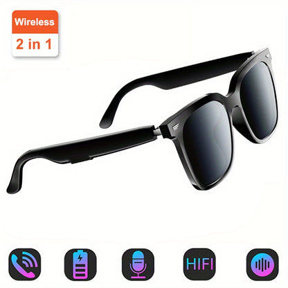 Smart Wireless Glasses 2in 1 Earphone, Wireless Stereo Headset